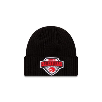 Toronto Raptors Gorra | New Era NBA Tip Off Edition Cuff Knit Beanie Mexico - Negros